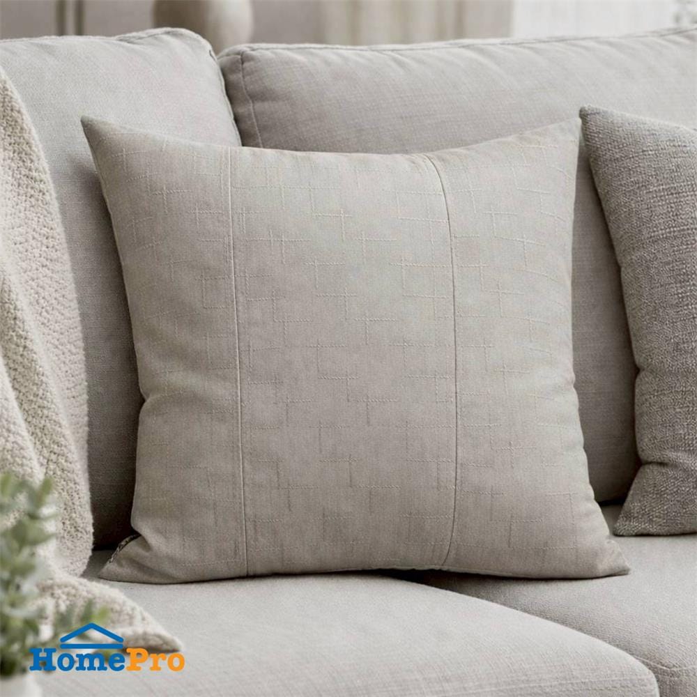 หมอนอิง HOME LIVING STYLE PLUSO 18x18 นิ้ว สีน้ำตาล