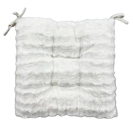 เบาะรองนั่ง HOME LIVING STYLE PREVA 17x17 นิ้ว สีขาว_0