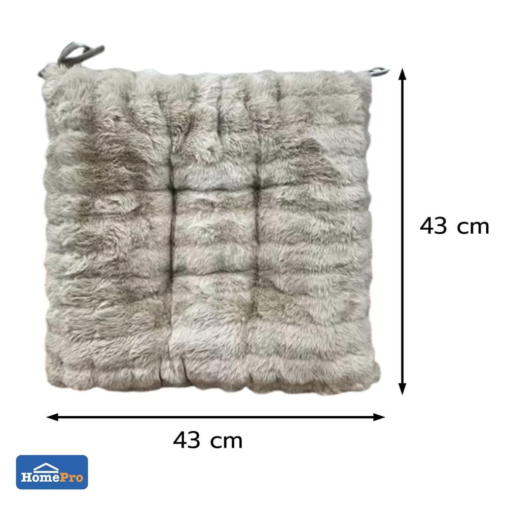 เบาะรองนั่ง HOME LIVING STYLE PREVA 17x17 นิ้ว สีน้ำตาล