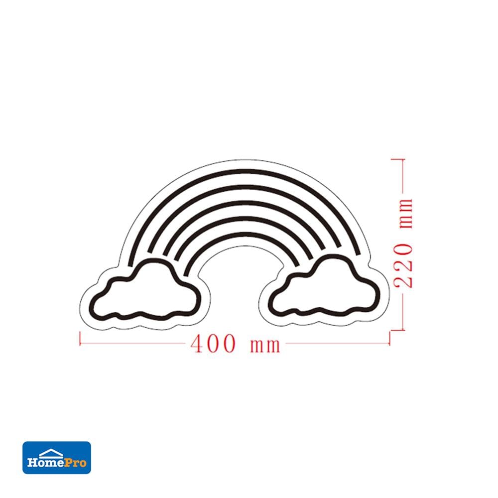 ป้ายไฟ LED CARINI RAINBOW สีแดง/ชมพู/เหลือง/เขียว/น้ำเงิน/ขาว