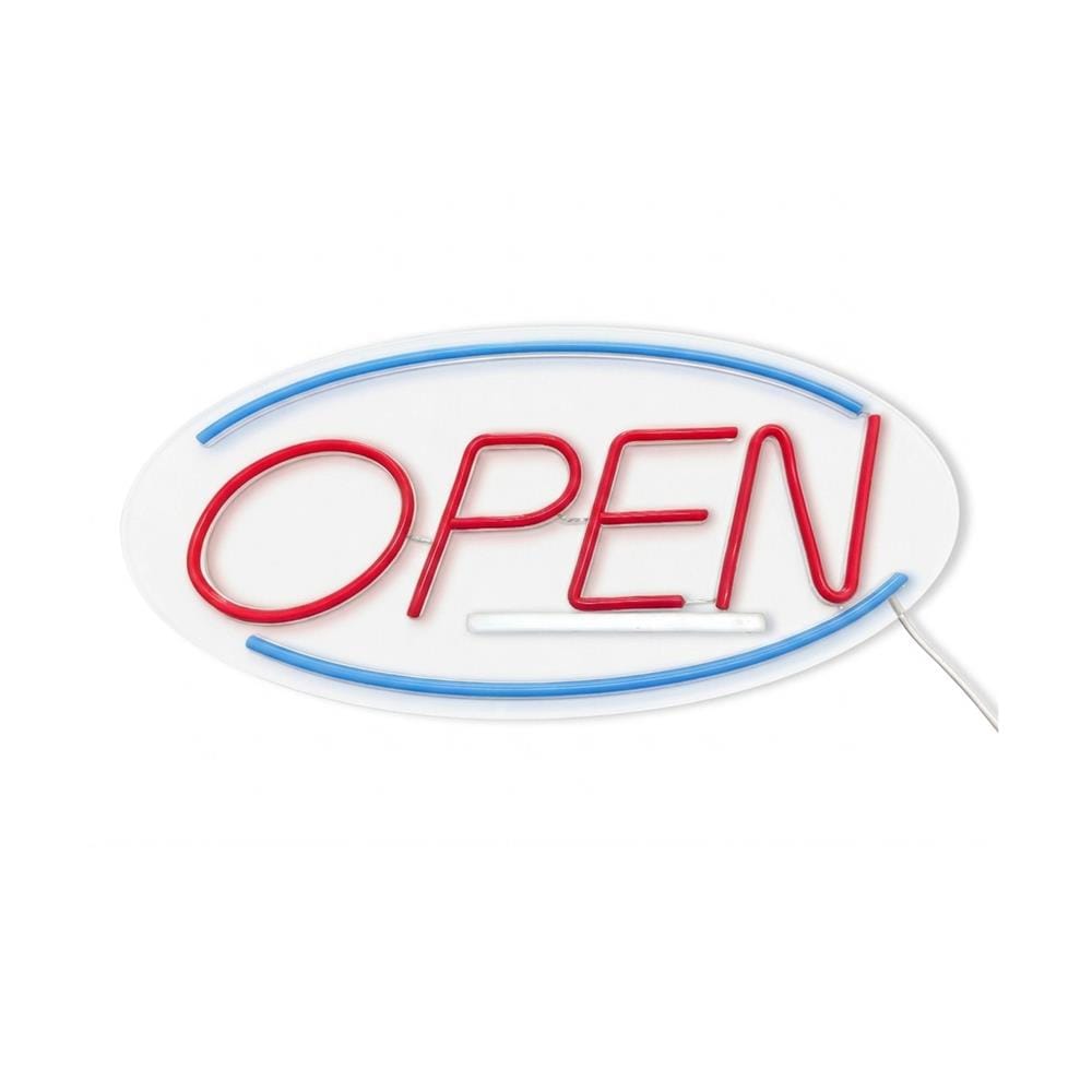ป้ายไฟ LED CARINI OPEN 10 วัตต์ สีแดง/ขาว/น้ำเงิน