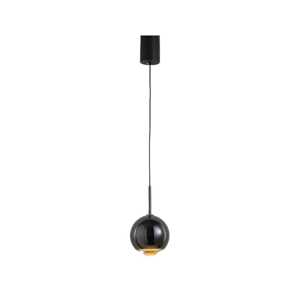 ไฟช่อ LED CARINI KM1606-120mmBP 7 วัตต์ COOL WHITE สีดำ 1 หัว