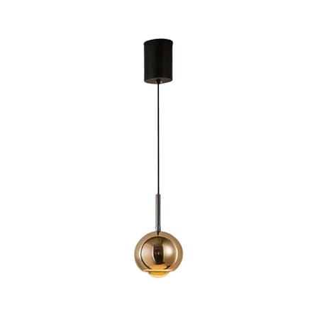 ไฟช่อ LED CARINI KM1606-100mmG 7 วัตต์ COOL WHITE สีทอง/ดำ 1 หัว_0