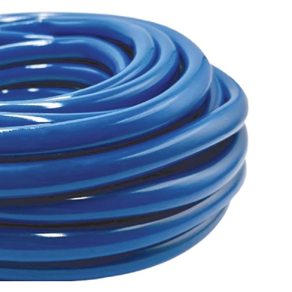 สายยางม้วน PVC SPRING 5/8 นิ้ว x 30 ม. สีฟ้า