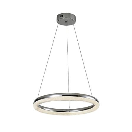 ไฟช่อ LED CARINI KM1858-650 36 วัตต์ DAYLIGHT/COOL WHITE/WARM WHITE สีใส/เงิน 1 หัว_0