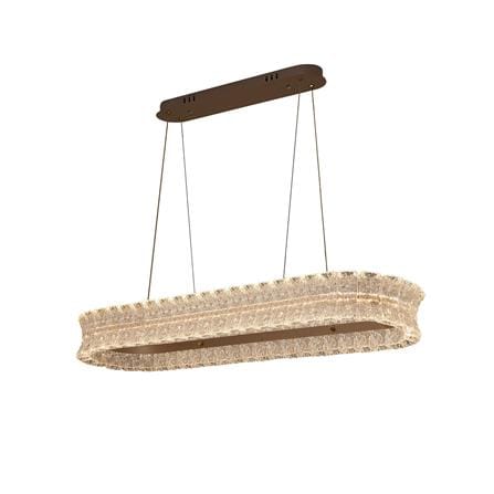 ไฟช่อ LED CARINI KM1685-L900mm 48 วัตต์ DAYLIGHT/COOL WHITE/WARM WHITE สีทอง/ขาว 1 หัว_0