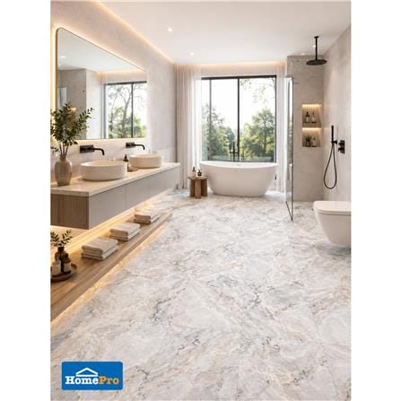 กระเบื้องพื้น 16x16 นิ้ว DURAGRES โพซี่ เทา (REC) A 0.96 ตร.ม._4