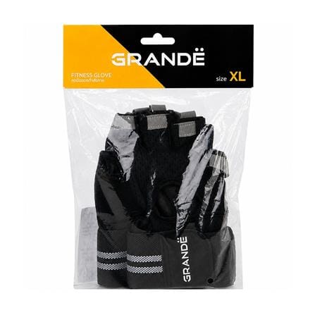 ถุงมือออกกำลังกาย GRANDE SIZE XL สีดำ_5