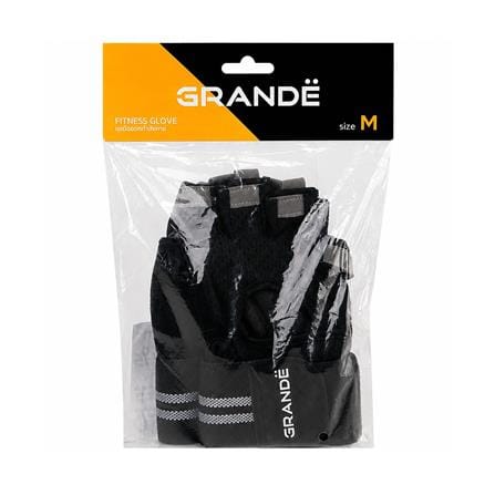 ถุงมือออกกำลังกาย GRANDE SIZE M สีดำ_5
