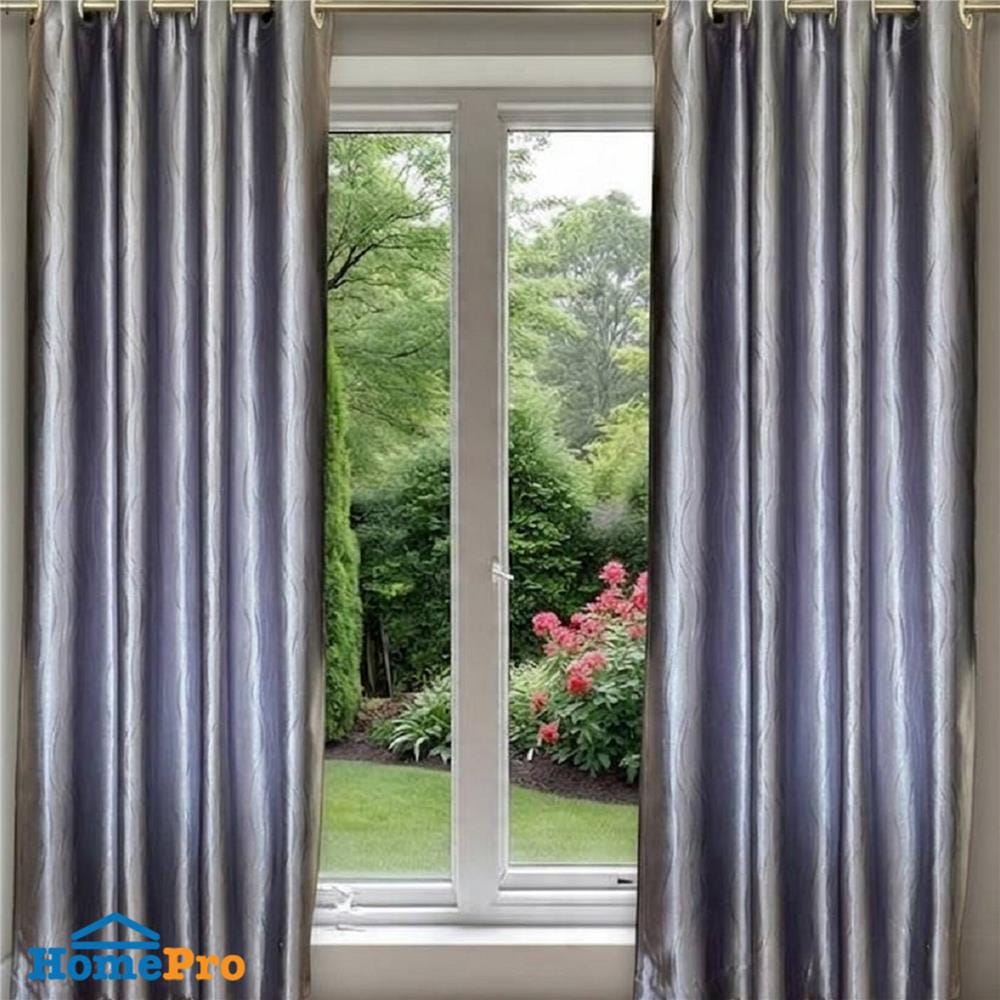 ผ้าม่าน EYELET HOME LIVING STYLE ZOE UV 130x220 ซม. สีเทา