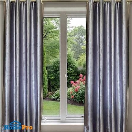 ผ้าม่าน EYELET HOME LIVING STYLE ZOE UV 130x220 ซม. สีเทา_3
