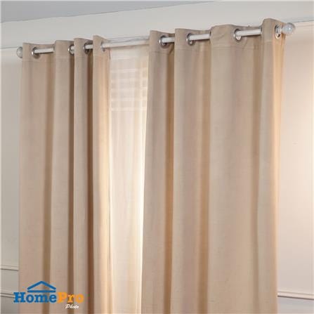 ผ้าม่าน EYELET HOME LIVING STYLE SHADE UV 150x220 ซม. สีน้ำตาล_6