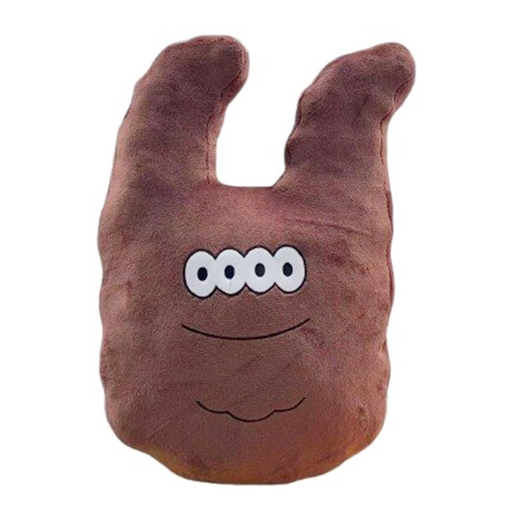 หมอนอิง SNAZZ MONSTER 25x15 นิ้ว สีน้ำตาล