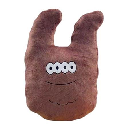 หมอนอิง SNAZZ MONSTER 25x15 นิ้ว สีน้ำตาล_0