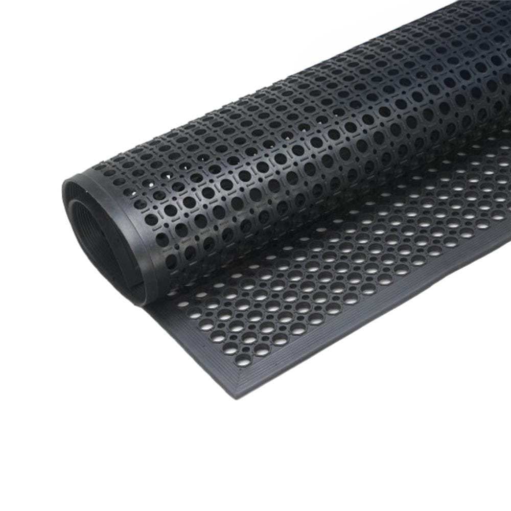 แผ่นยางกันลื่น HOME LIVING STYLE HONEYCOMB 45x75 ซม. สีดำ
