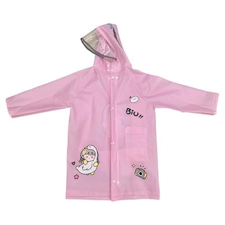 เสื้อกันฝนเด็ก HOMEPRO ไซซ์ 3XL สีชมพู_0