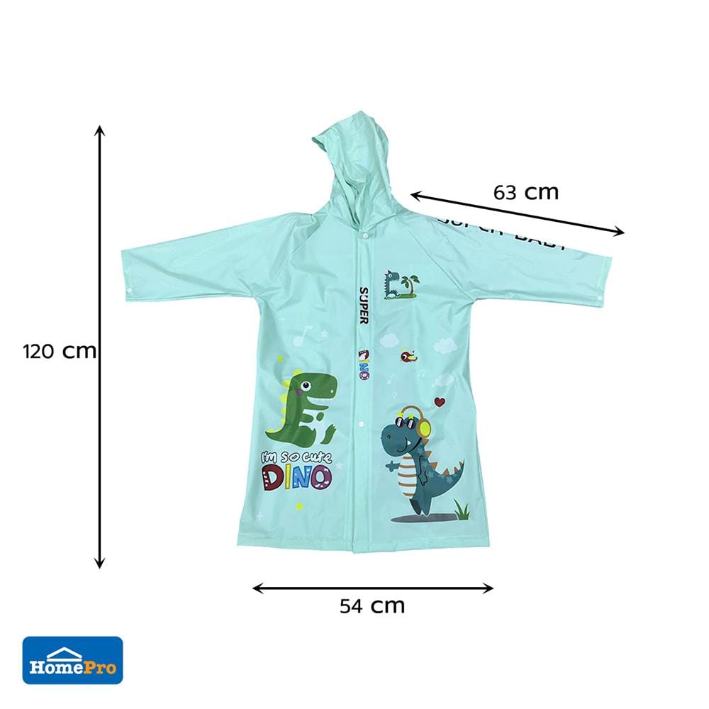 เสื้อกันฝนเด็ก HOMEPRO ไซซ์ 3XL สีเขียว