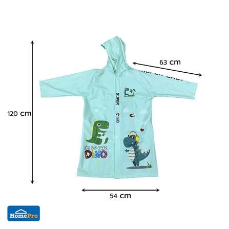 เสื้อกันฝนเด็ก HOMEPRO ไซซ์ 3XL สีเขียว_2