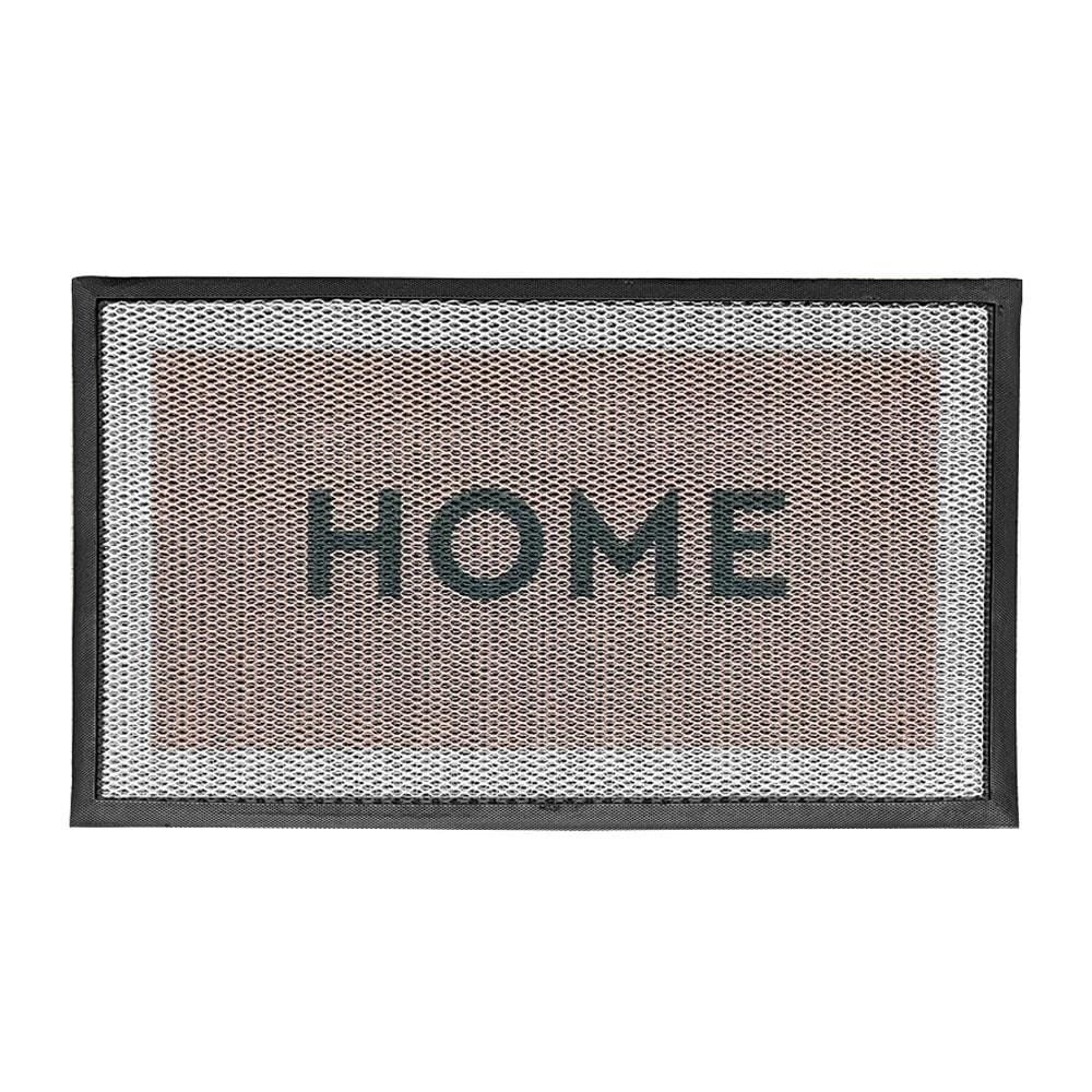 พรมเช็ดเท้าดักฝุ่น HOME LIVING STYLE HOME 45x75 ซม. สีน้ำตาล
