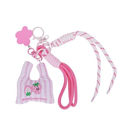 พวงกุญแจถุงผ้าช้อปปิ้ง PUFFY BAG HOMEPRO สีชมพู_0