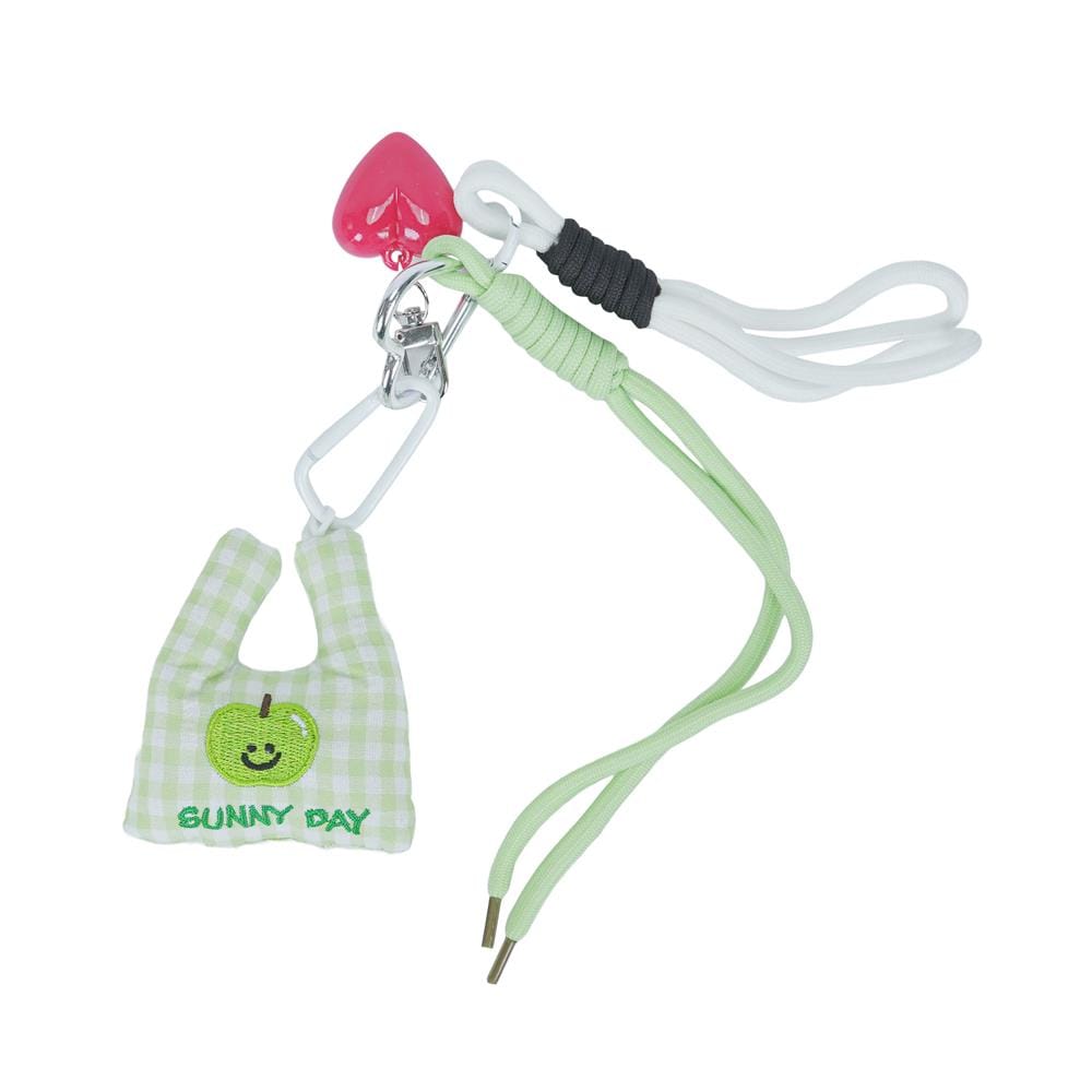 พวงกุญแจถุงผ้าช้อปปิ้ง PUFFY BAG HOMEPRO สีเขียว