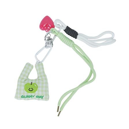 พวงกุญแจถุงผ้าช้อปปิ้ง PUFFY BAG HOMEPRO สีเขียว_0