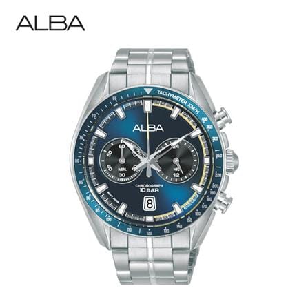 นาฬิกาข้อมือผู้ชาย ALBA SIGNA A4B017X 44 มม. สี SILVER/BLACK/BLUE_0