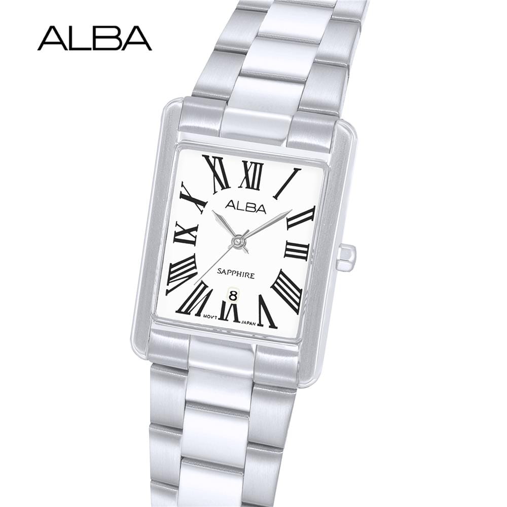 นาฬิกาข้อมือผู้หญิง ALBA CASUAL AH7ET1X 25.5 มม. สี SILVER/WHITE