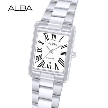 นาฬิกาข้อมือผู้หญิง ALBA CASUAL AH7ET1X 25.5 มม. สี SILVER/WHITE_1