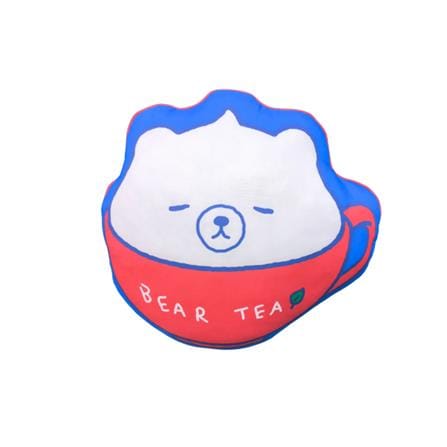 หมอนอิง SNAZZ FOAMBEAR TEA 18.5x20 นิ้ว สีแดง_0