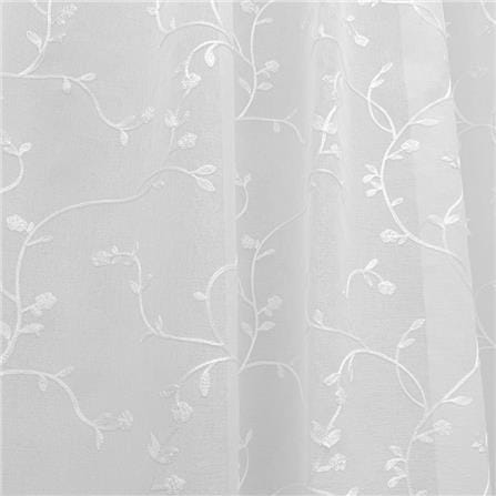 ผ้าม่านโปร่งซ่อนหู HOME LIVING STYLE IVY 130x220 ซม. สีขาว_2