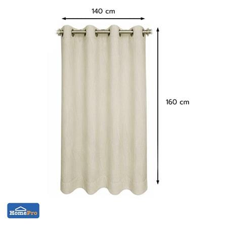 ผ้าม่าน EYELET HOME LIVING STYLE RITA UV 140x160 ซม. สีครีม_4