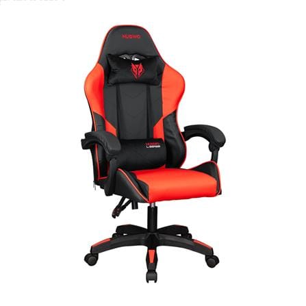 เก้าอี้เกมมิ่ง NUBWO L202 สีดำ/แดง_3