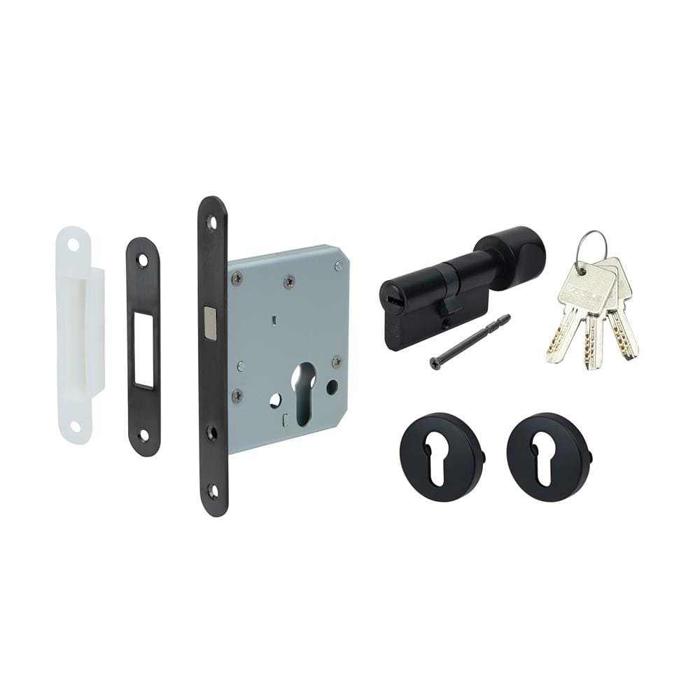 ตลับกุญแจ MORTISE HAFELE 499.65.015 สีดำด้าน