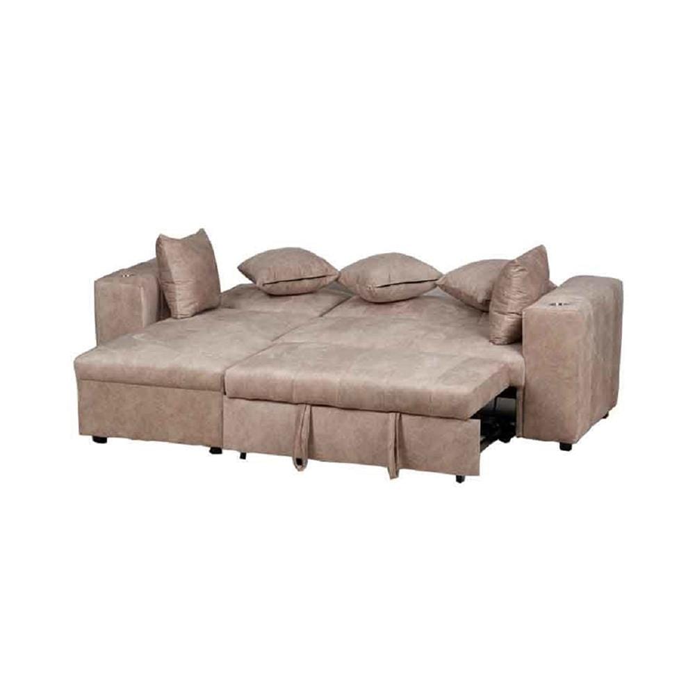 โซฟาเข้ามุมซ้าย AS FURNITURE OWEN RCRU36 สีครีม