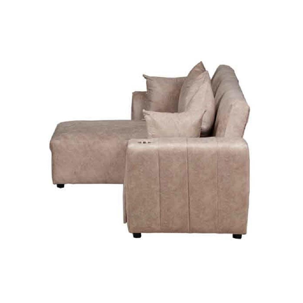 โซฟาเข้ามุมซ้าย AS FURNITURE OWEN RCRU36 สีครีม