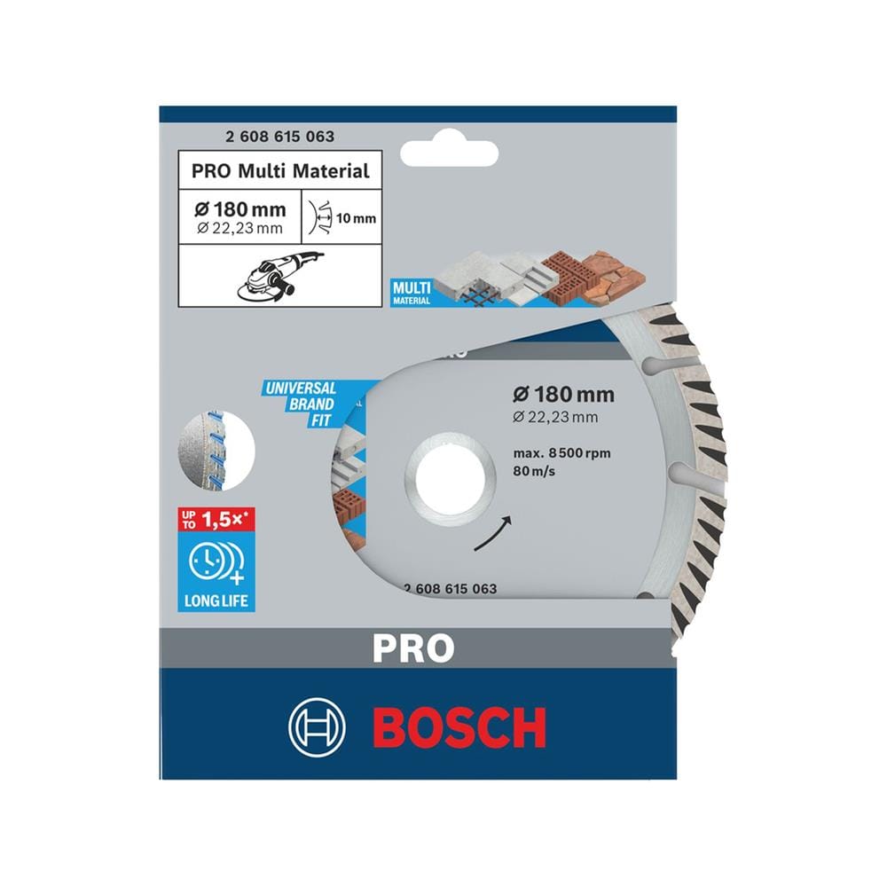 แผ่นตัดเพชร BOSCH PRO MULTI MATERIAL 7 นิ้ว