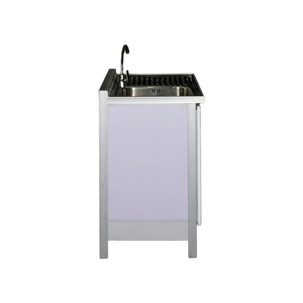 ตู้ตั้งพื้นท็อปซิงค์ 3MITI INFINICE LH 100 ซม. สีขาว