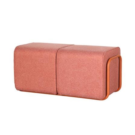 สตูล 2 ที่ันั่ง + โต๊ะ FURDINI CUBE สีส้ม_0
