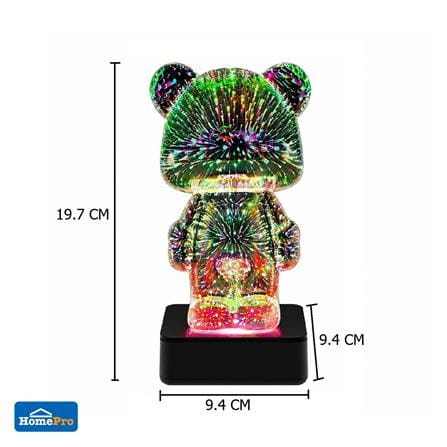 ไฟตั้งโต๊ะ GALAXY BEAR HOMEPRO KM-9435DZX-D สีเงิน_3