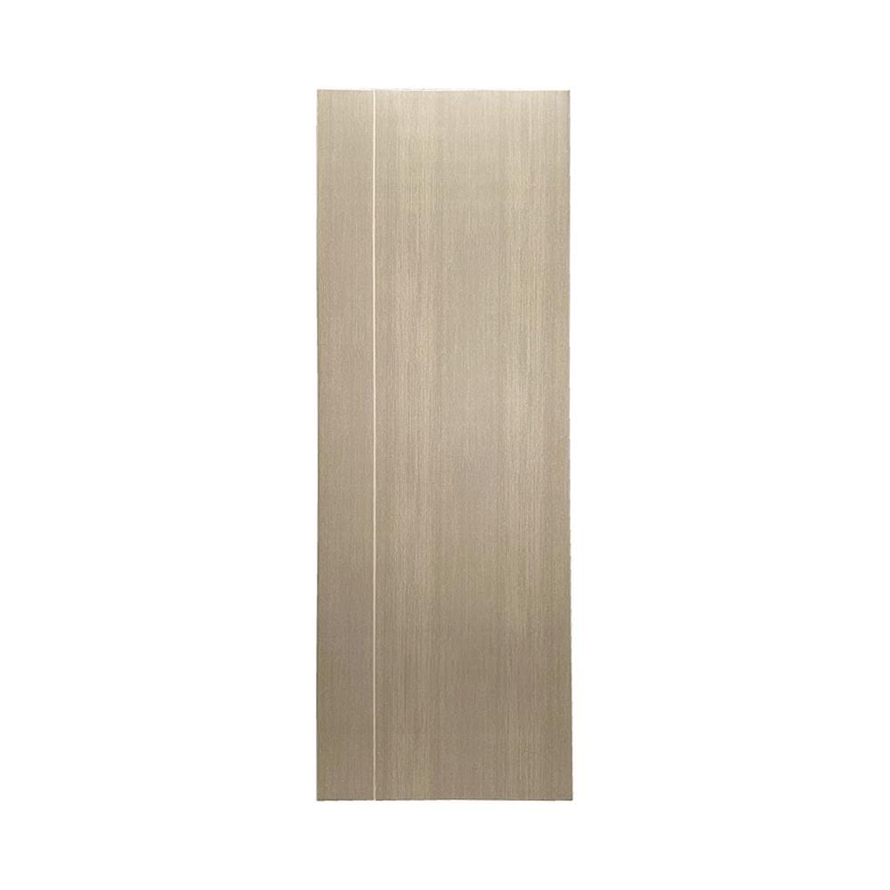 ประตูภายใน UPVC ไม่เจาะลูกบิด AZLE WB1 80x200 ซม. สีเทาอ่อน