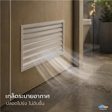ประตูห้องน้ำ UPVC ไม่เจาะลูกบิด AZLE WB2 80x200 ซม. สีน้ำตาลอ่อน_6