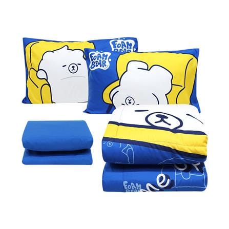 ชุดผ้าปูที่นอน 6 ฟุต (ชุด 4 ชิ้น) SNAZZ FOAM BEAR SLEEP_1