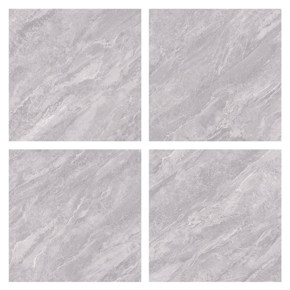 กระเบื้องพื้น 60x60 ซม. DURAGRES อีโค่ เลบรอน เทาอ่อน A 1.44 ตร.ม.