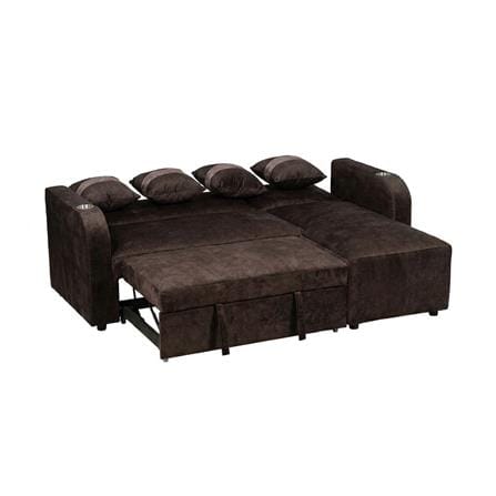 โซฟาเข้ามุมขวา AS FURNITURE HAZEL สีน้ำตาลเข้ม_4