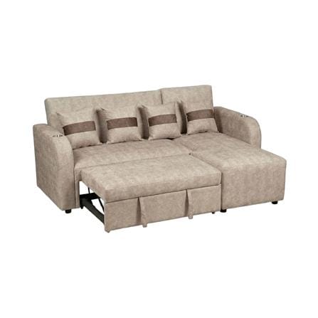 โซฟาเข้ามุมขวา AS FURNITURE HAZEL สีครีม_3