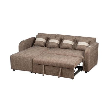 โซฟาเข้ามุมซ้าย AS FURNITURE HAZEL สีน้ำตาล_3