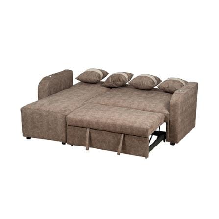 โซฟาเข้ามุมซ้าย AS FURNITURE HAZEL สีน้ำตาล_4