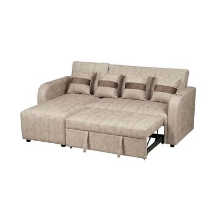 โซฟาเข้ามุมซ้าย AS FURNITURE HAZEL สีครีม_2
