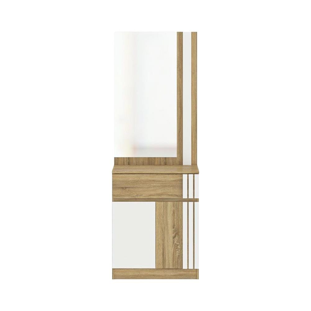 โต๊ะเครื่องแป้ง KONCEPT HOSHINO 19250436 สีโซลิดโอ๊คขาว